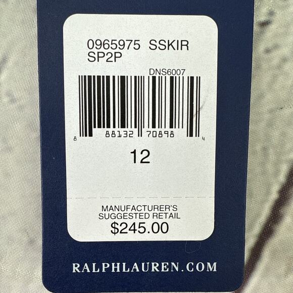 Ralph‎ Lauren Mint Green Top Blue Label SSKIR SP2P 100% Silk Ruffle Sz 12 - Picture 7 of 9